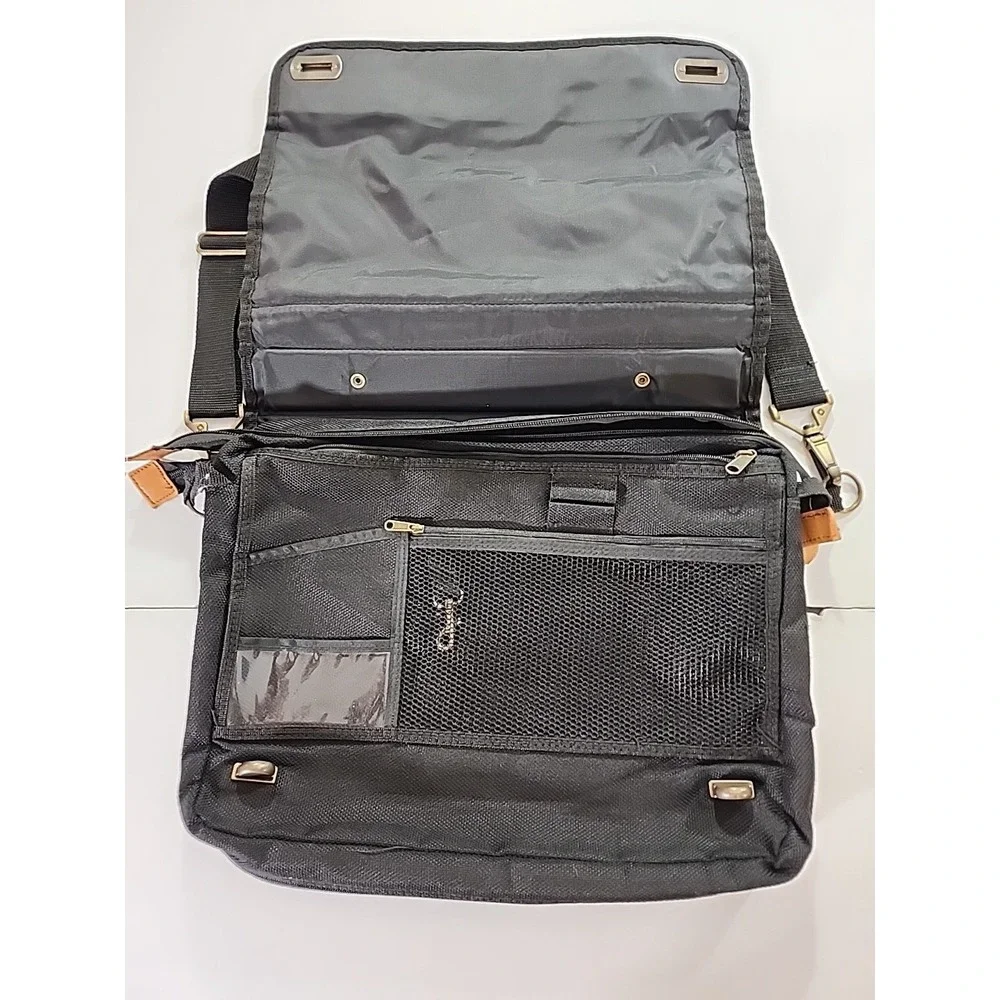 Vintage‎ Briefcase Computer Bag Travel Business Peaches and Cream 1980s